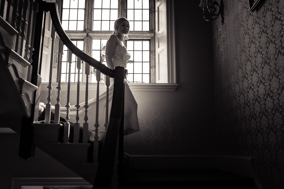 Waterford Castle Wedding stairs