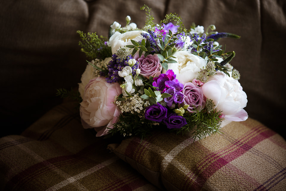 Bridal flower bouquet