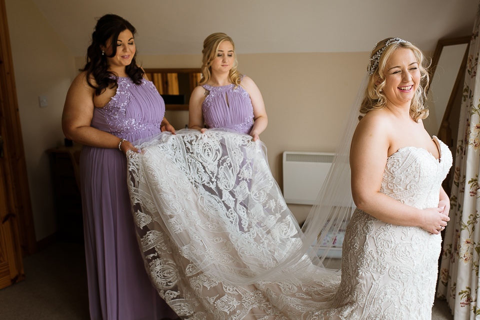 Bride's preparations