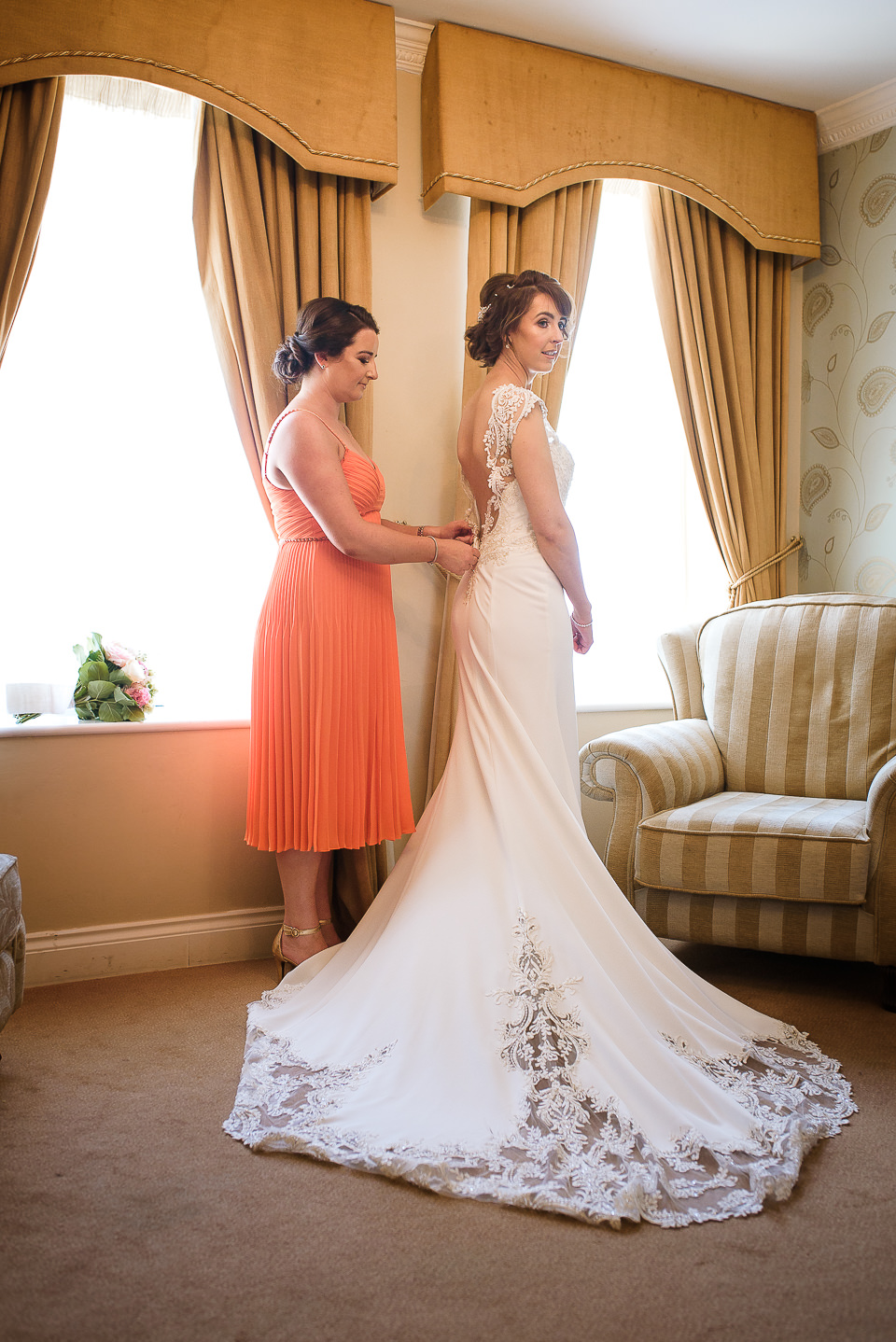 Bride's preparations